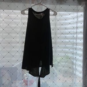 dark green tie shirt